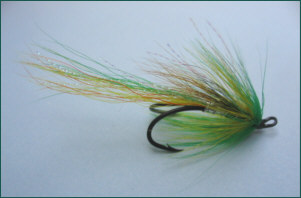 Green Highlander salmon fly