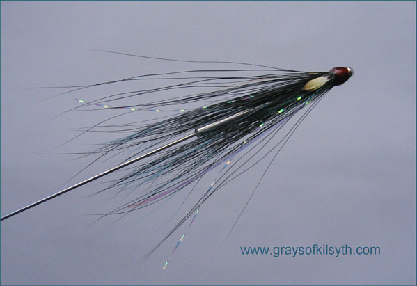 Grays Needle Tube Fly - Black and Blue