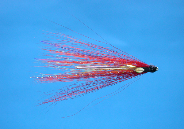 Sea Trout Tube Fly - Red & Orange