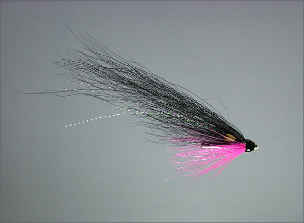 Pink Wee Monkey salmon tube fly