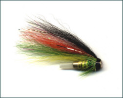 Salmon Bottle Tube Fly - Green Highlander