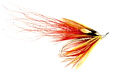 The Red Flamethrower salmon fly
