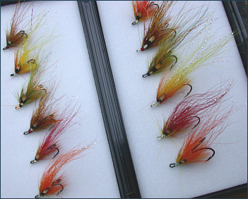 Flamethrower Salmon Fly Selection