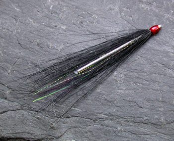 Black sea trout needle tube fly