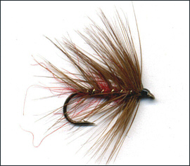 Red Palmer Trout Fly